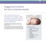 Baby Whisperer six to twelve week routine